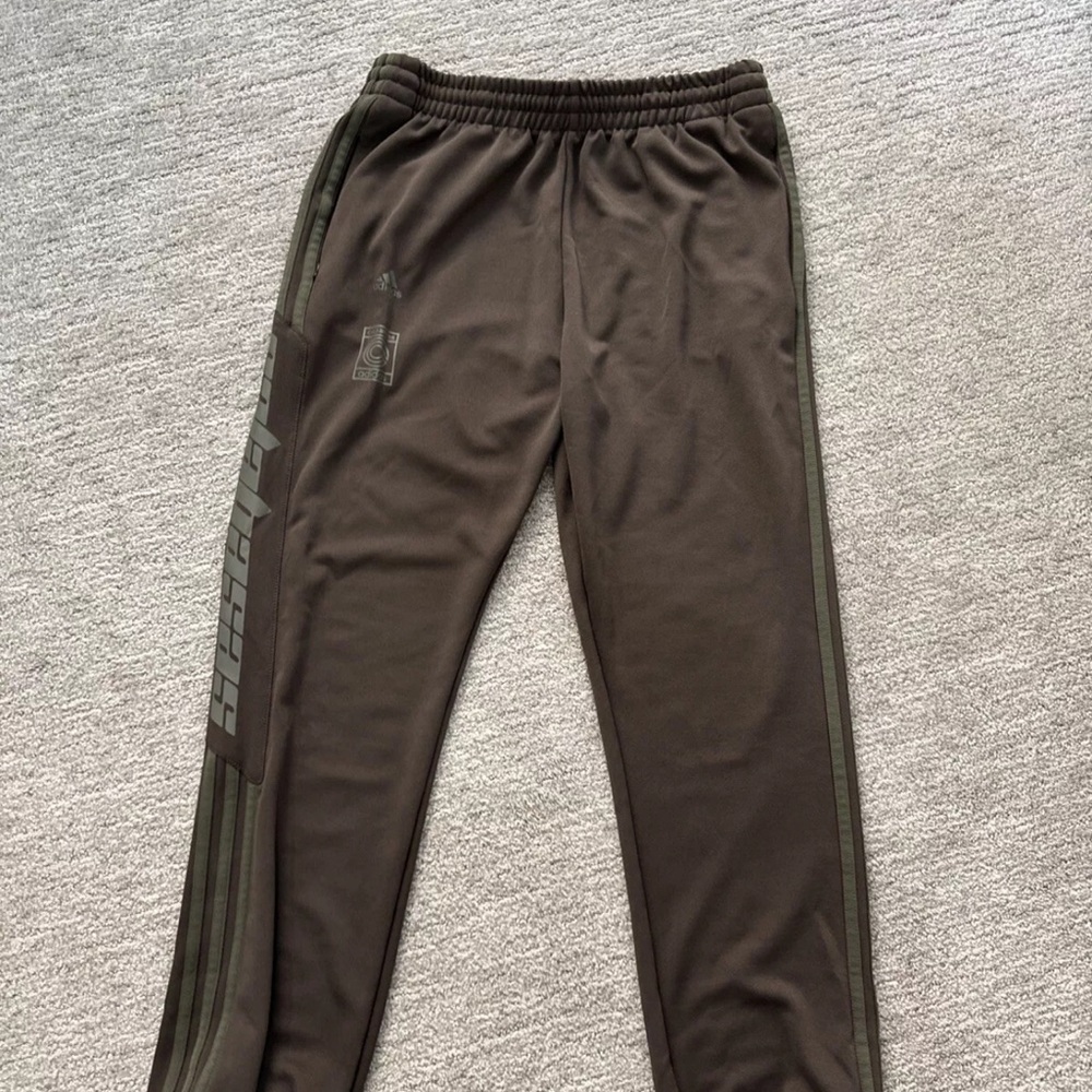 Adidas Yeezy Kanye West Calabasas Brown Logo Track Pant Unisex Large